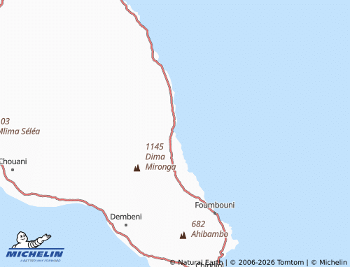 MICHELIN Bandamadji map - ViaMichelin