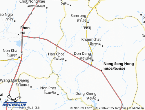 MICHELIN Nong Mek map - ViaMichelin