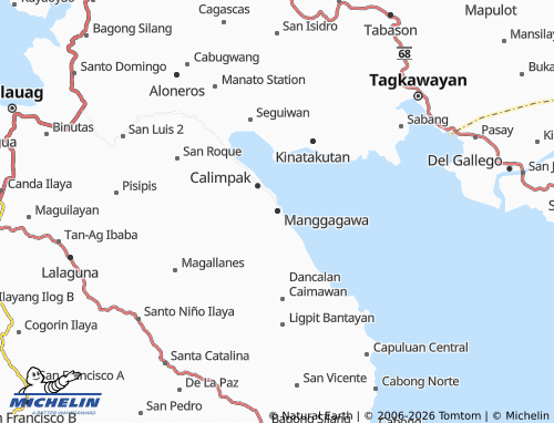 MICHELIN Manggagawa map - ViaMichelin
