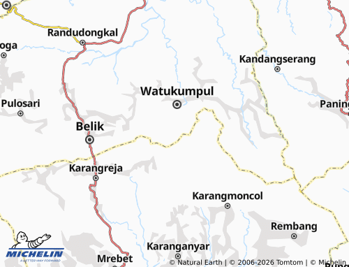 MICHELIN Tambi map - ViaMichelin