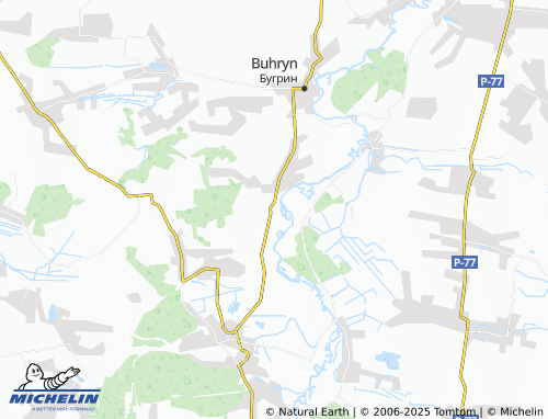 MICHELIN-Landkarte Kolesnyky - ViaMichelin