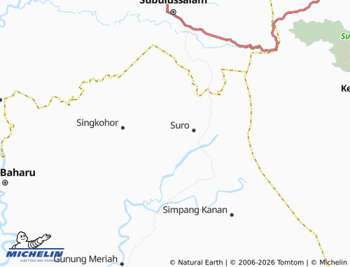 MICHELIN Lae Bangun map - ViaMichelin