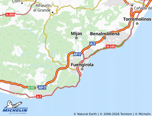 MICHELIN-Landkarte Campo Mijas - ViaMichelin
