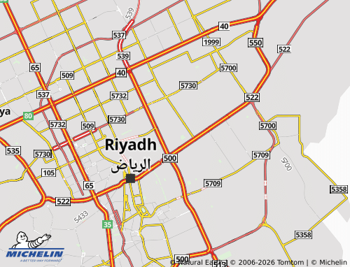 Carte MICHELIN al-Rawdah - ViaMichelin
