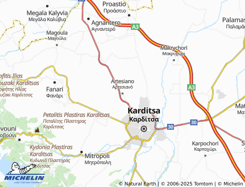 MICHELIN Artesiano map - ViaMichelin