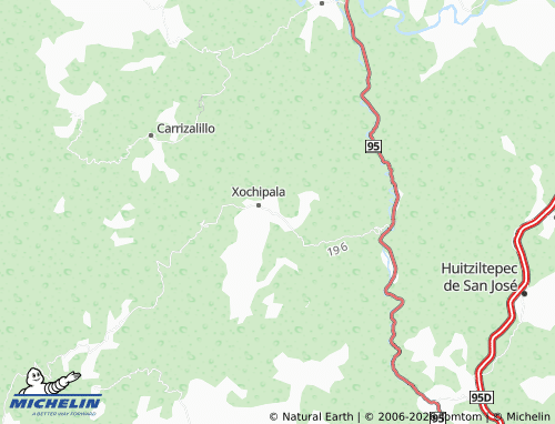 MICHELIN Xochipala de San Nicolás map - ViaMichelin