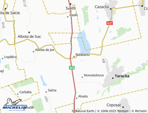 MICHELIN Balabanu map - ViaMichelin