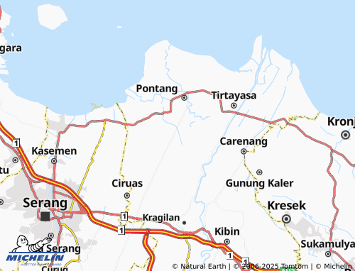 MICHELIN Pulo Kencana map - ViaMichelin