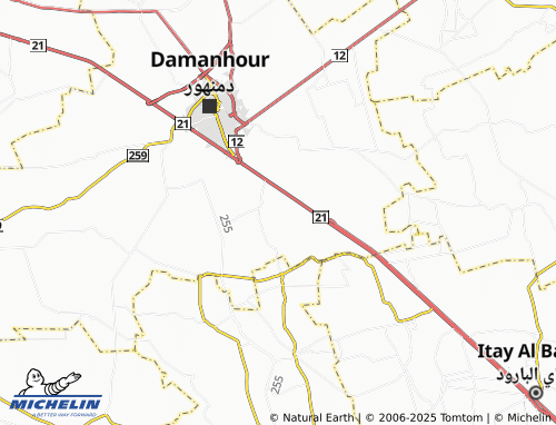MICHELIN Menyet Ataia map - ViaMichelin