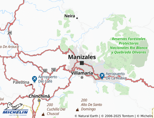 MICHELIN Campo Hermoso map - ViaMichelin