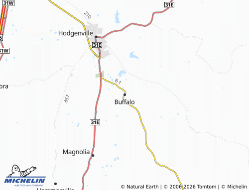 Mapa MICHELIN Buffalo - ViaMichelin