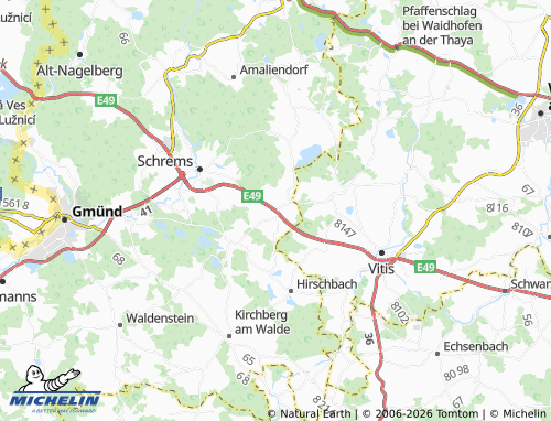 MICHELIN Langschwarza map - ViaMichelin