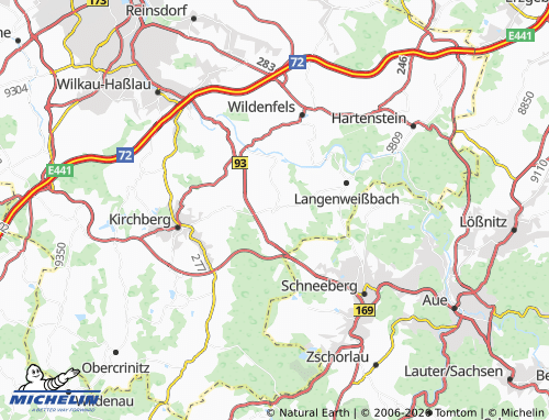 MICHELIN Weißbach map - ViaMichelin