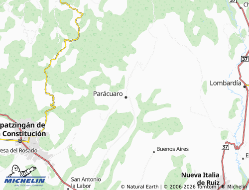 Mappa MICHELIN El Mortero - ViaMichelin