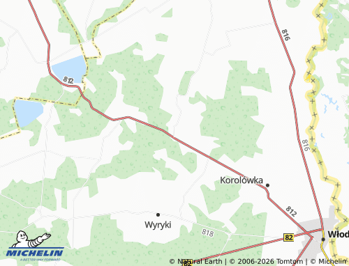 MICHELIN-Landkarte Żuków - ViaMichelin
