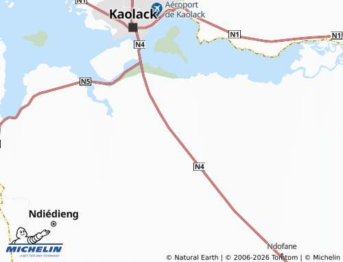 MICHELIN Sanguel map - ViaMichelin
