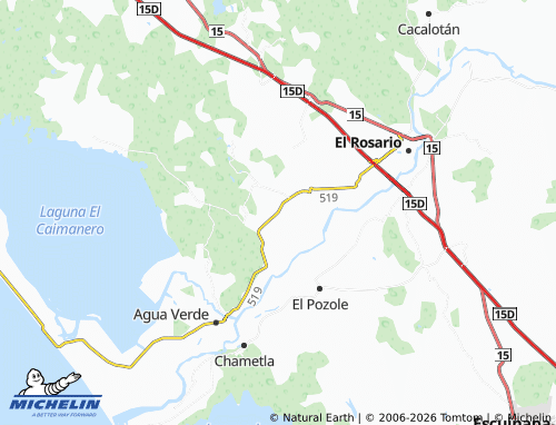 Mapa MICHELIN Cruz Pedregoza - ViaMichelin