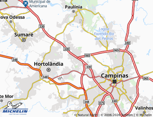 Mapa MICHELIN Jardim Aparecida - ViaMichelin
