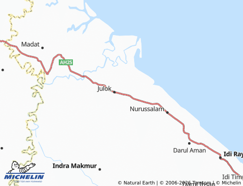 Mapa MICHELIN Blang Paoh Dua - ViaMichelin