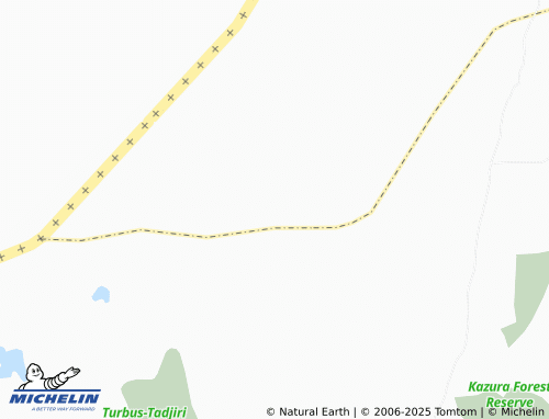 MICHELIN Tanganama map - ViaMichelin