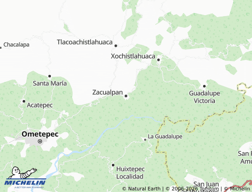 MICHELIN Zacualpan map - ViaMichelin