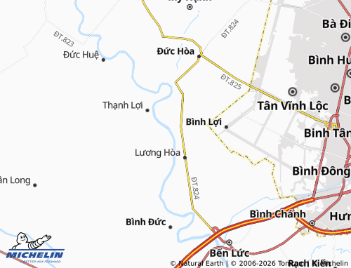 MICHELIN Lương Bình map - ViaMichelin