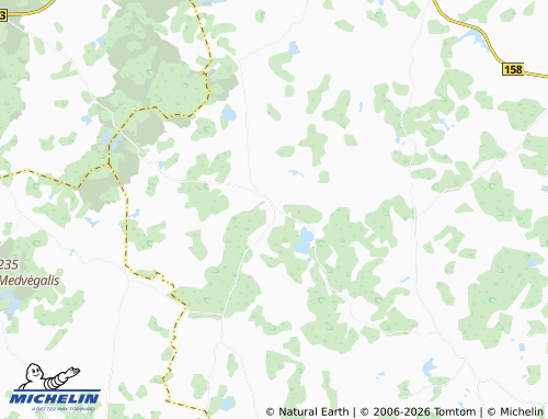 MICHELIN-Landkarte Karklėnai - ViaMichelin