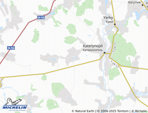 MICHELIN Novoselytsia map - ViaMichelin