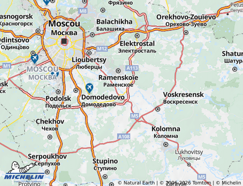 Carte MICHELIN Bronnitsy - ViaMichelin