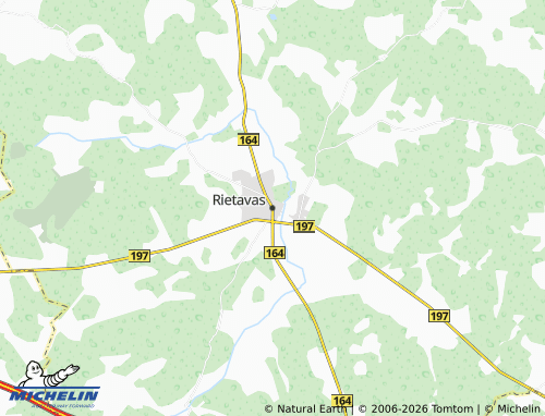 Mapa MICHELIN Rietavas - ViaMichelin
