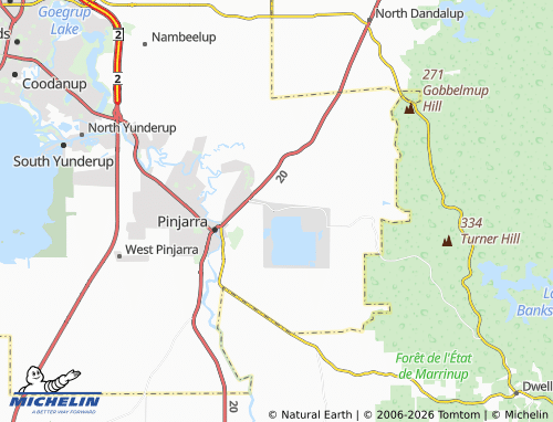 Mapa MICHELIN Oakley - ViaMichelin