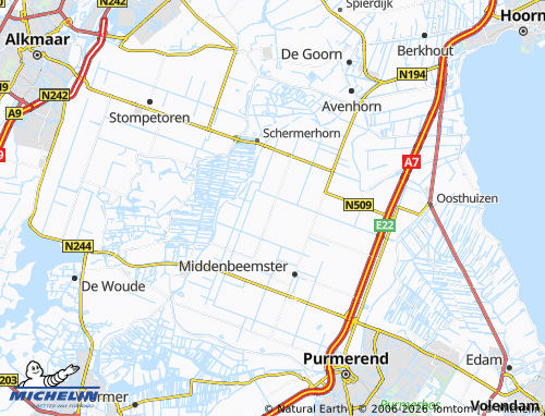 MICHELIN Westbeemster map - ViaMichelin