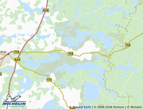Mappa MICHELIN Mindūnai - ViaMichelin