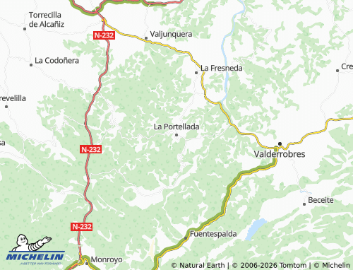 MICHELIN La Portellada map - ViaMichelin