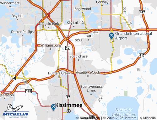 Carte MICHELIN Southchase - ViaMichelin