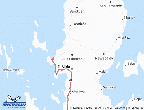 MICHELIN Villa Libertad map - ViaMichelin