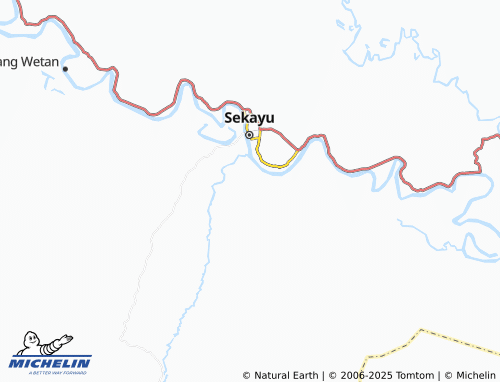 MICHELIN Serasan Jaya map - ViaMichelin