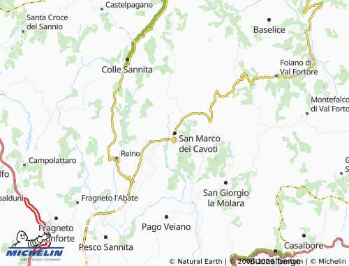 Mappa MICHELIN San Marco dei Cavoti - ViaMichelin