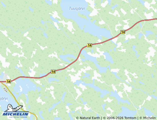 Carte MICHELIN Paatela - ViaMichelin