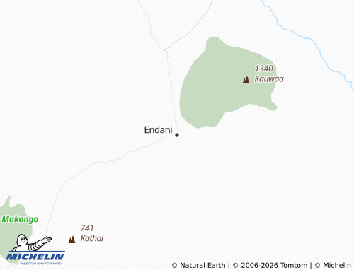 MICHELIN Endani map - ViaMichelin