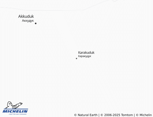 MICHELIN-Landkarte Karakuduk - ViaMichelin