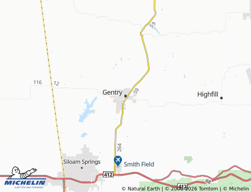 Mappa MICHELIN Gentry - ViaMichelin