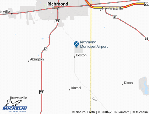 Kaart MICHELIN Boston - ViaMichelin