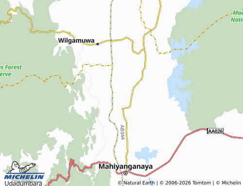 MICHELIN Aluttarama map - ViaMichelin