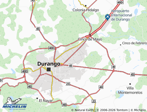 MICHELIN Valle Florido map - ViaMichelin