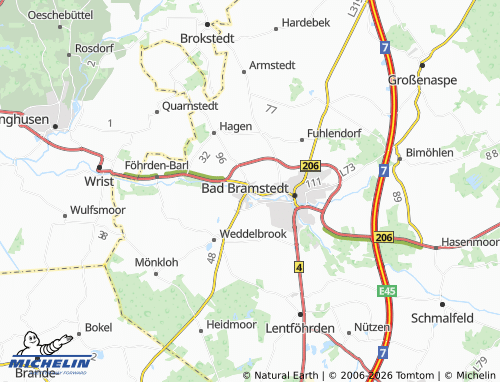 MICHELIN Hitzhusen map - ViaMichelin