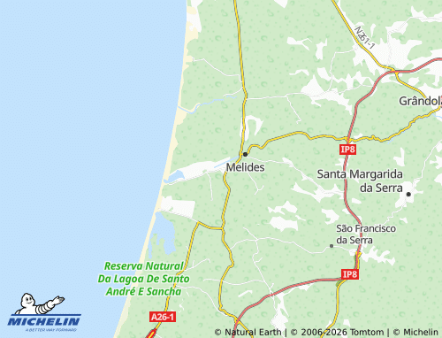 Mapa MICHELIN Monte da Aderneira - ViaMichelin
