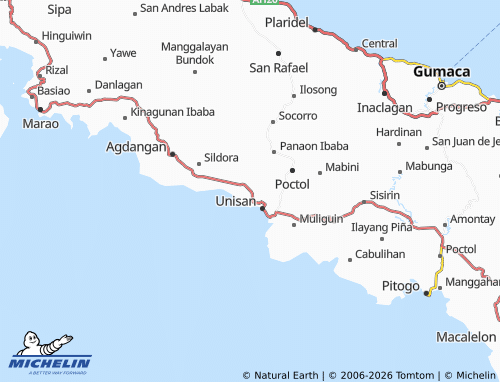 MICHELIN Kalilayan Ibaba map - ViaMichelin