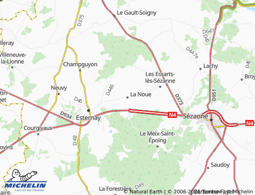 Mapa MICHELIN La Noue - ViaMichelin