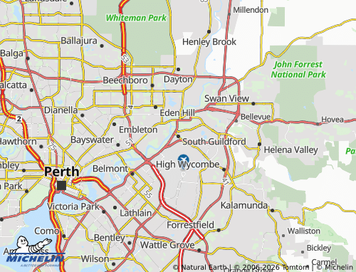 Mapa MICHELIN South Guildford - ViaMichelin